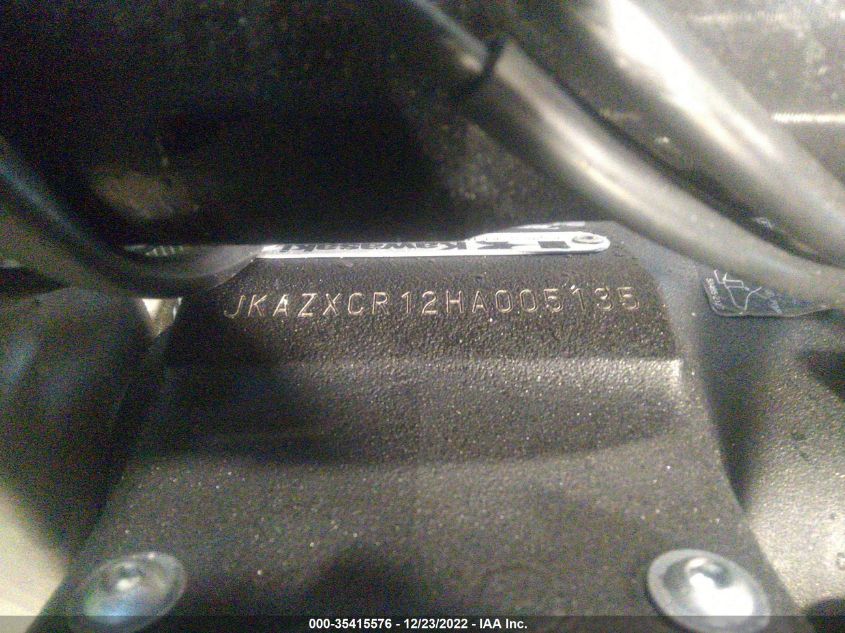 2017 KAWASAKI ZX1000 R JKAZXCR12HA005135