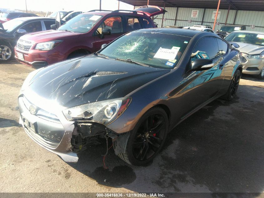 2013 HYUNDAI GENESIS COUPE 3.8 TRACK KMHHU6KJ7DU102034
