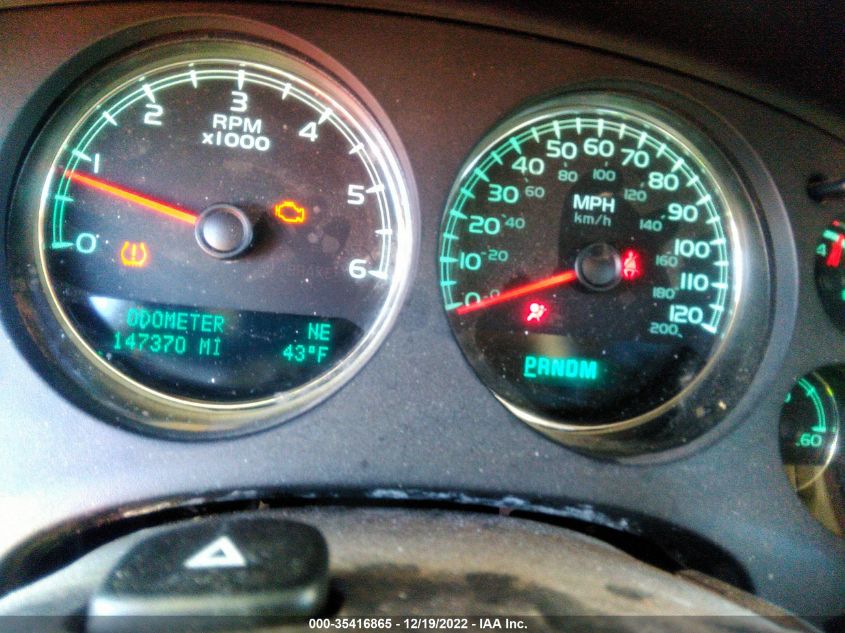 2013 CHEVROLET AVALANCHE LS 3GNMCEE0XDG169370
