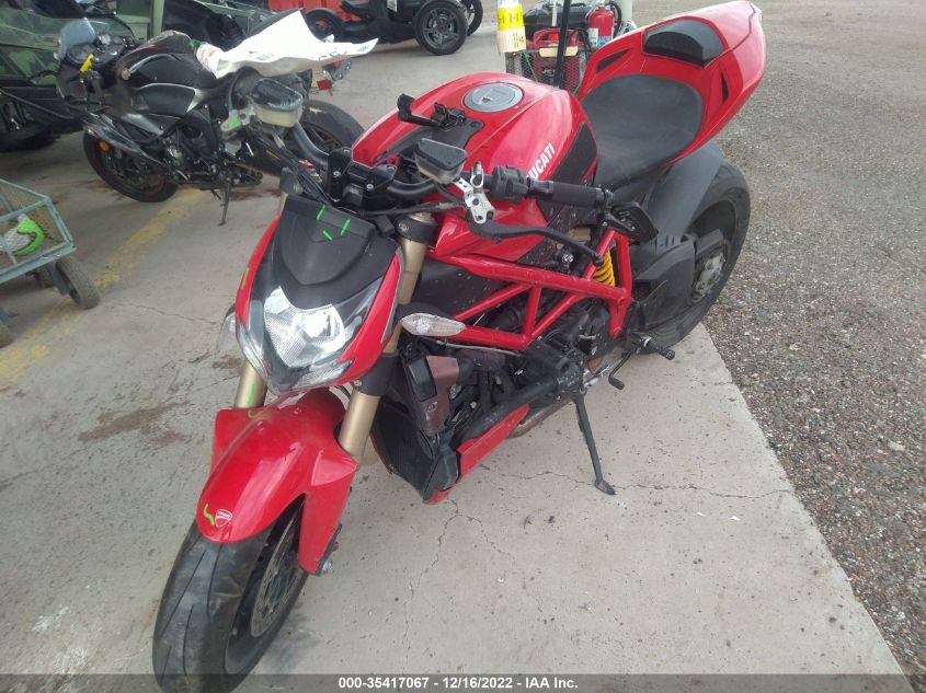 2015 DUCATI STREETFIGHTER 848 ZDM11BMV9FB018176