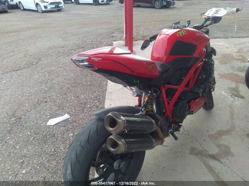 2015 DUCATI STREETFIGHTER 848 ZDM11BMV9FB018176