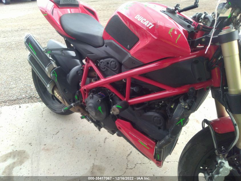 2015 DUCATI STREETFIGHTER 848 ZDM11BMV9FB018176