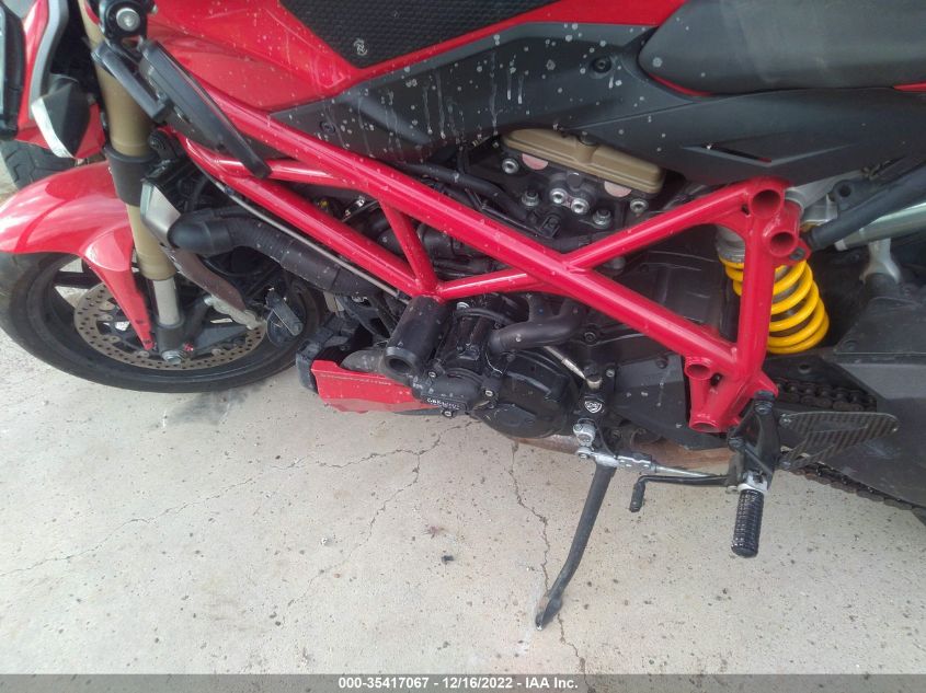 2015 DUCATI STREETFIGHTER 848 ZDM11BMV9FB018176