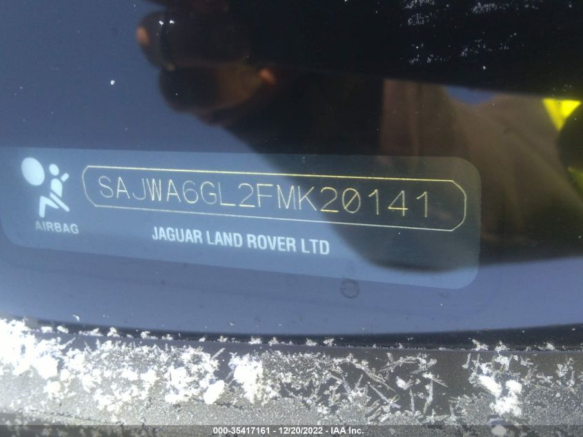 2015 JAGUAR F-TYPE V8 S - SAJWA6GL2FMK20141