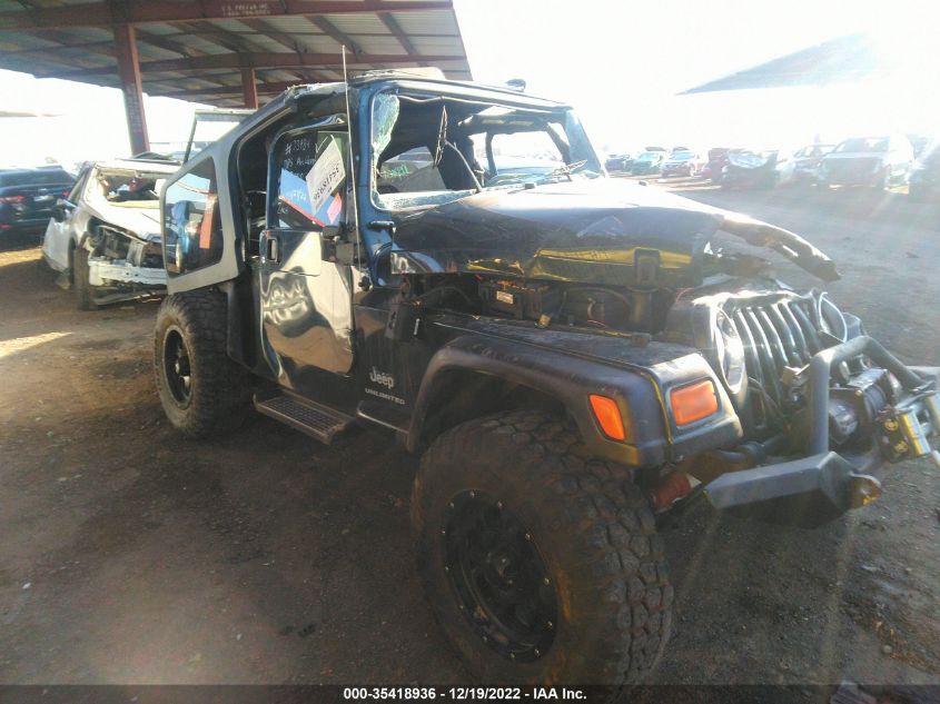 Lot #2530023372 2006 JEEP WRANGLER UNLIMITED salvage car