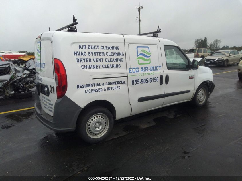 2015 RAM PROMASTER CITY CARGO VAN TRADESMAN ZFBERFATXF6A70835