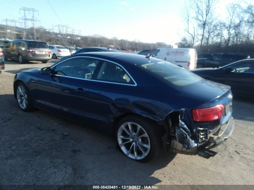 2013 AUDI A5 PREMIUM PLUS WAULFAFR8DA011204