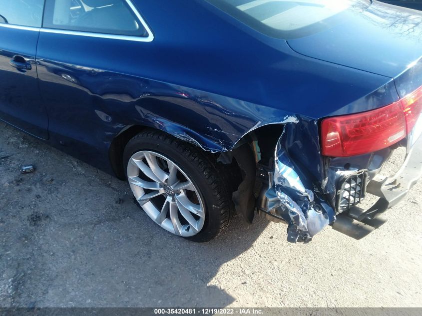 2013 AUDI A5 PREMIUM PLUS WAULFAFR8DA011204