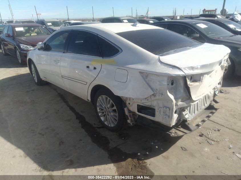 2013 TOYOTA AVALON HYBRID XLE PREMIUM 4T1BD1EB1DU016361