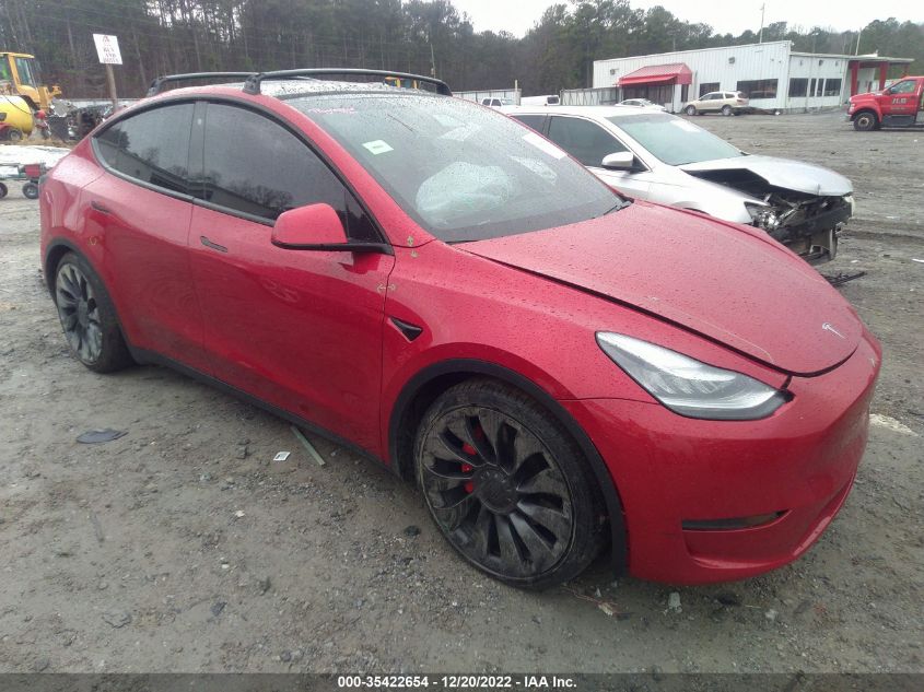 5YJYGDEF6LF007057 TESLA MODEL Y LONG RANGE/PERFORMANCE 2020