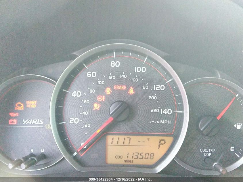 2014 TOYOTA YARIS L/SE/LE JTDKTUD38ED587916
