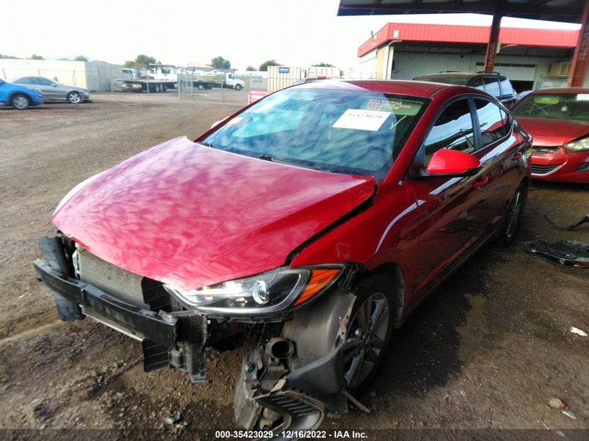 VIN KMHD84LFXHU378487 2017 HYUNDAI ELANTRA SE