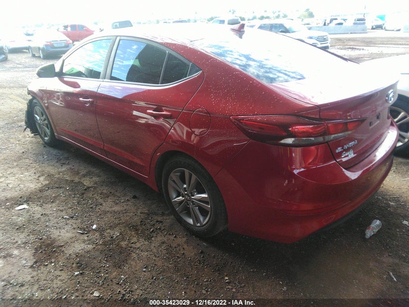 VIN KMHD84LFXHU378487 2017 HYUNDAI ELANTRA SE