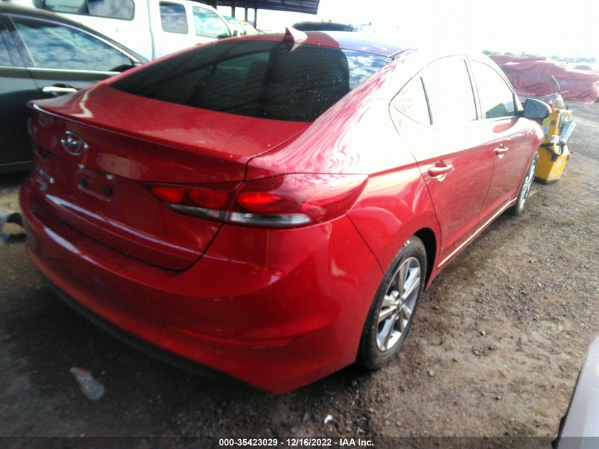 VIN KMHD84LFXHU378487 2017 HYUNDAI ELANTRA SE