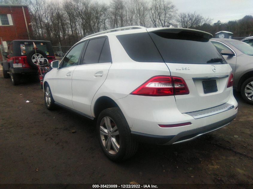 2015 MERCEDES-BENZ M-CLASS ML 350 - 4JGDA5JB8FA609847