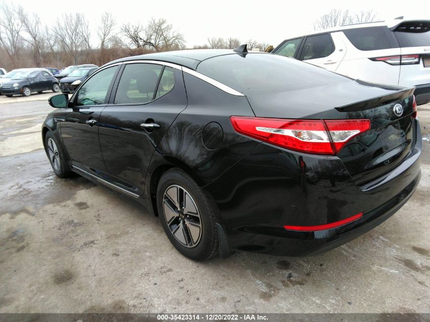 2013 KIA OPTIMA HYBRID LX KNAGM4AD9D5061624
