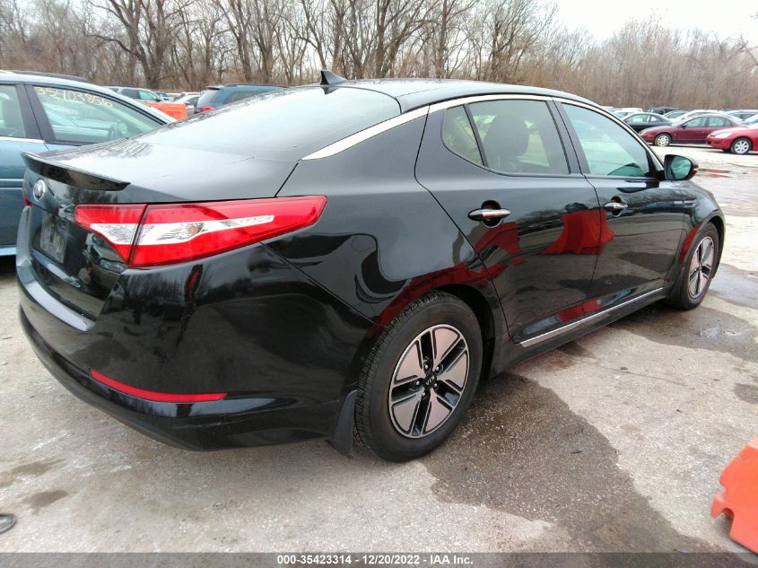2013 KIA OPTIMA HYBRID LX KNAGM4AD9D5061624