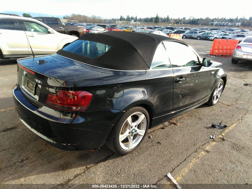 2013 BMW 1 SERIES 128I WBAUL7C57DVU09918