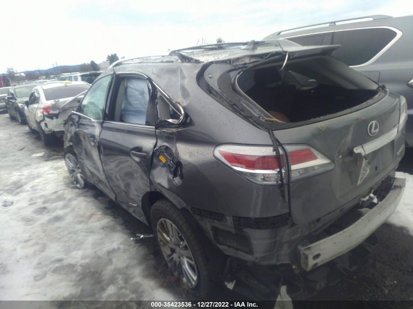 2013 LEXUS RX 450H JTJBC1BA6D2439545