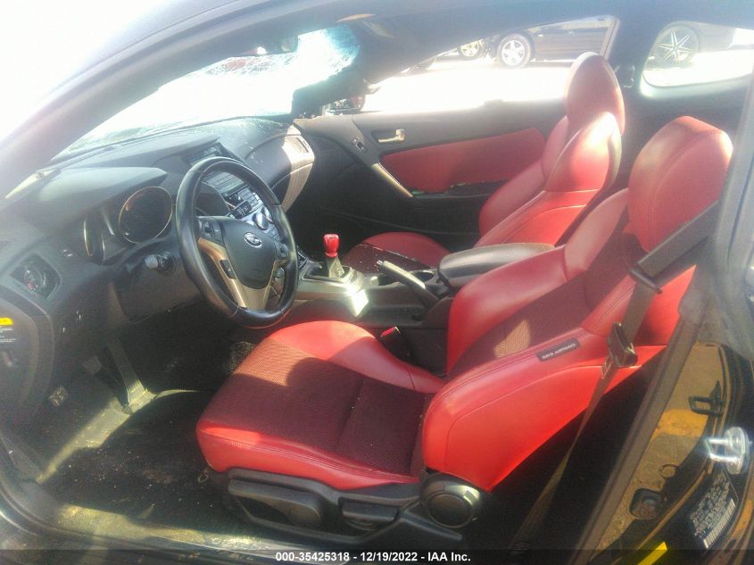 2013 HYUNDAI GENESIS COUPE 2.0T R-SPEC KMHHT6KD8DU094376