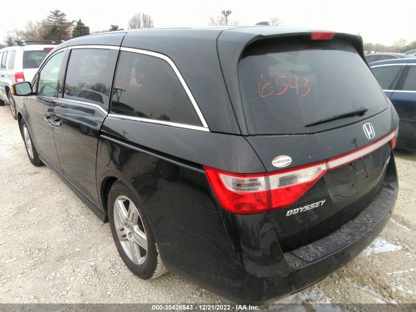 VIN 5FNRL5H94DB018507 2013 HONDA ODYSSEY no.3