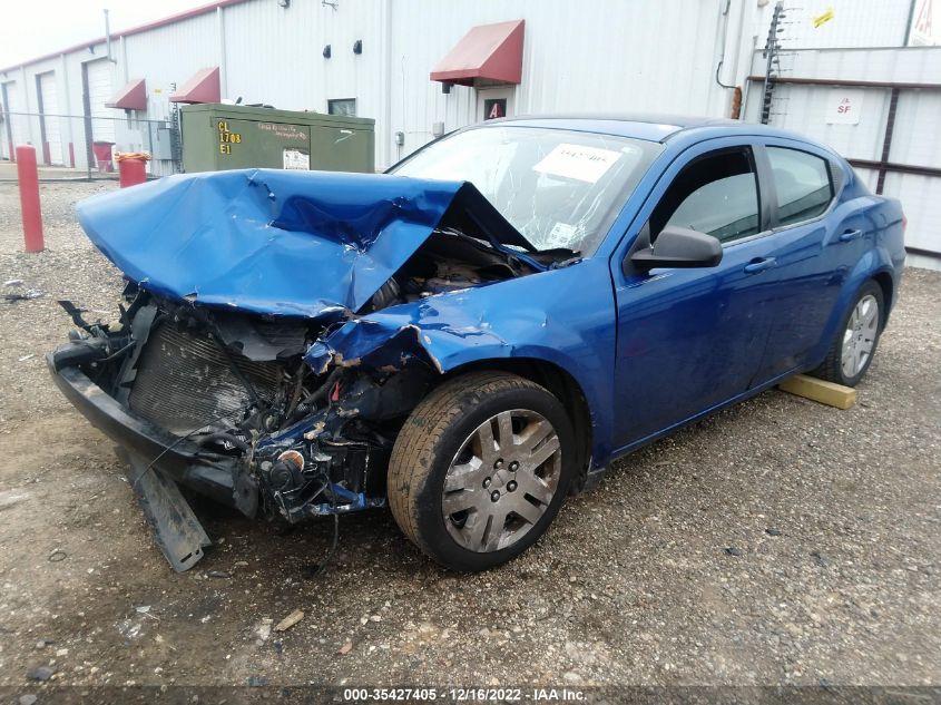 2013 DODGE AVENGER SE 1C3CDZAB7DN540433