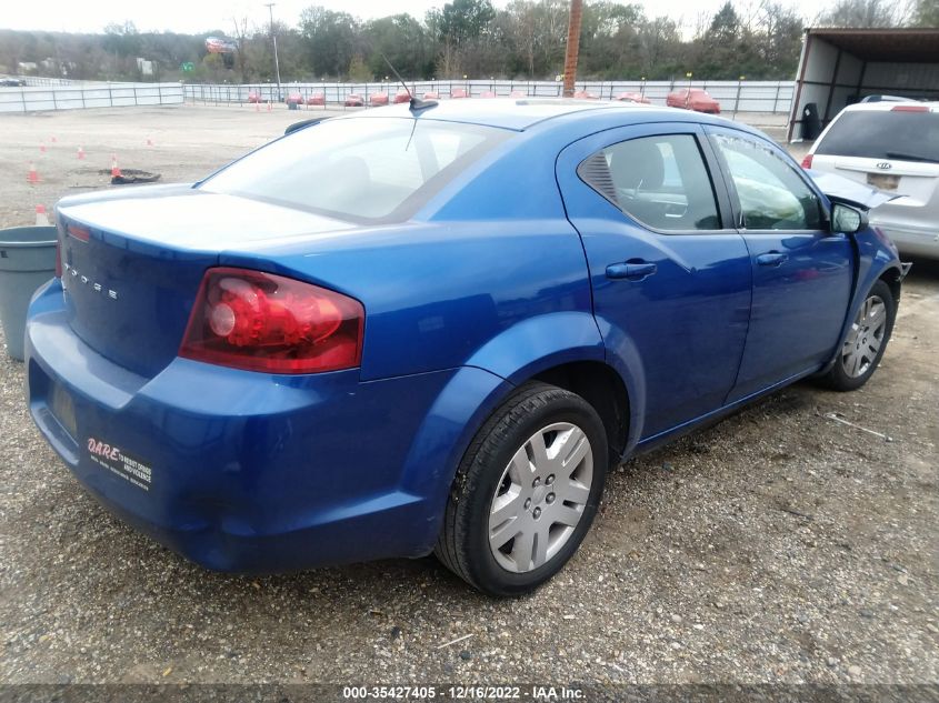 2013 DODGE AVENGER SE 1C3CDZAB7DN540433