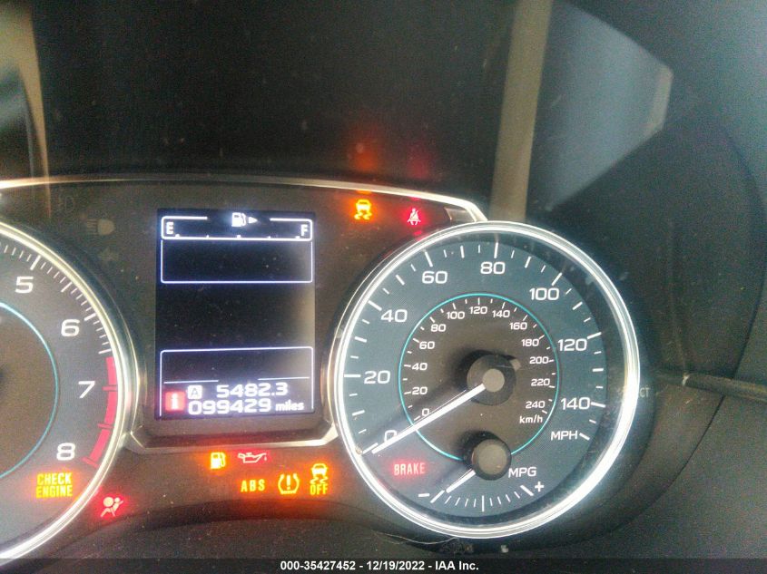 2015 SUBARU IMPREZA WAGON 2.0I SPORT LIMITED - JF1GPAW67F8234244