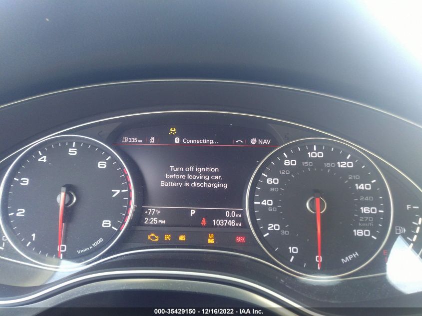 2014 AUDI A7 3.0 PREMIUM PLUS WAUWGAFCXEN034032