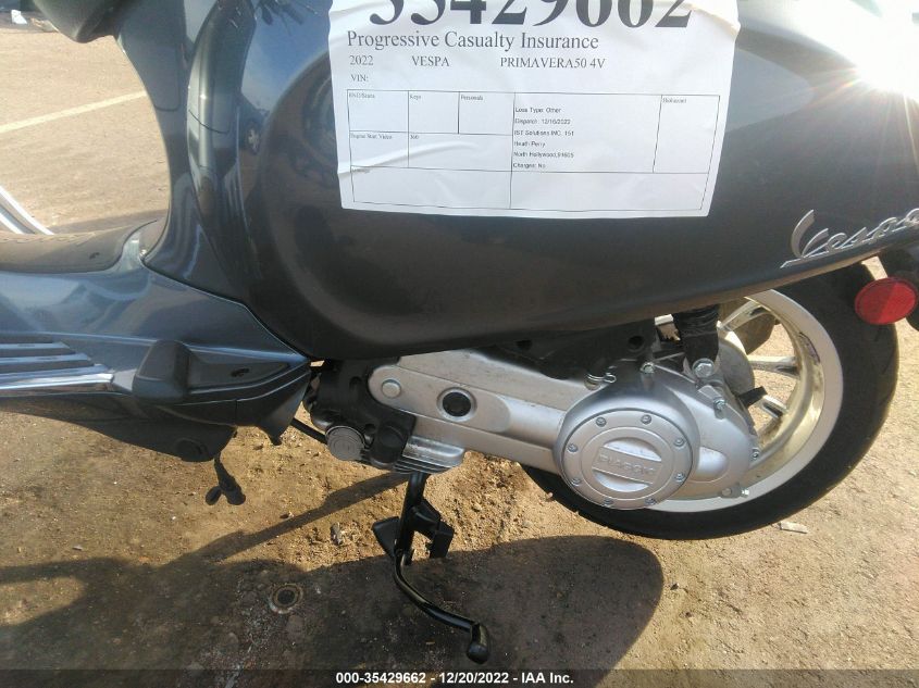 2022 VESPA PRIMAVERA50 4VIE ZAPCA06B0N5104354