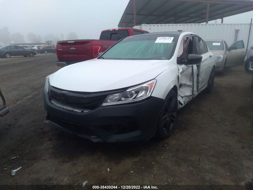 2017 HONDA ACCORD SEDAN SPORT - 1HGCR2F55HA167334