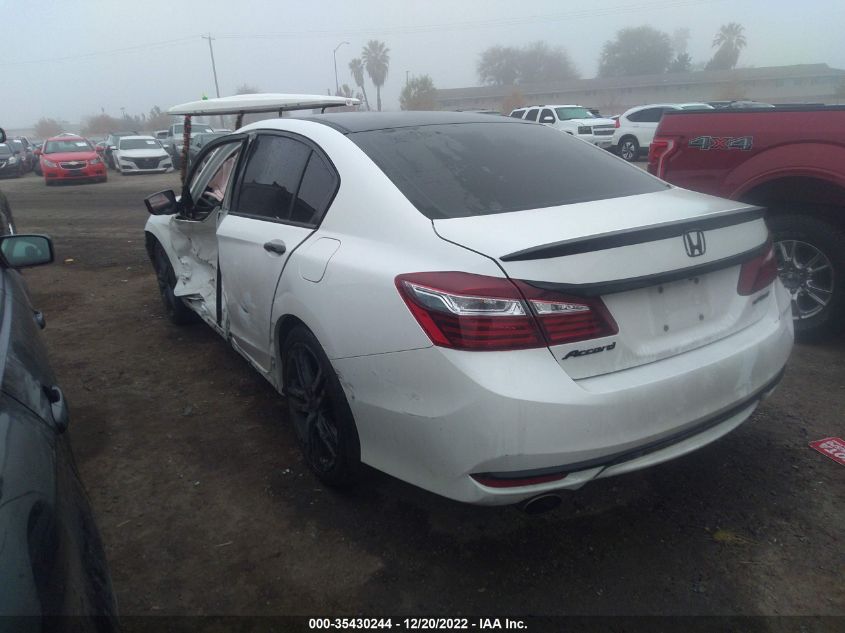 2017 HONDA ACCORD SEDAN SPORT - 1HGCR2F55HA167334