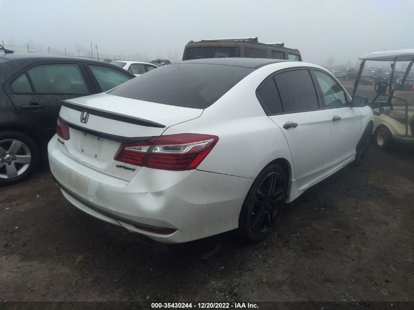 2017 HONDA ACCORD SEDAN SPORT - 1HGCR2F55HA167334