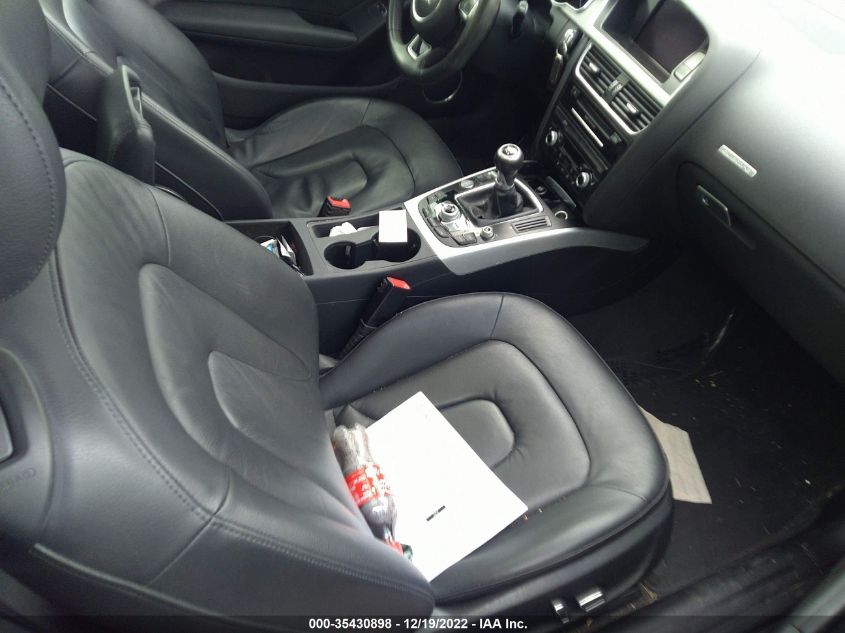 2013 AUDI A5 PREMIUM PLUS WAURFAFR1DA028968