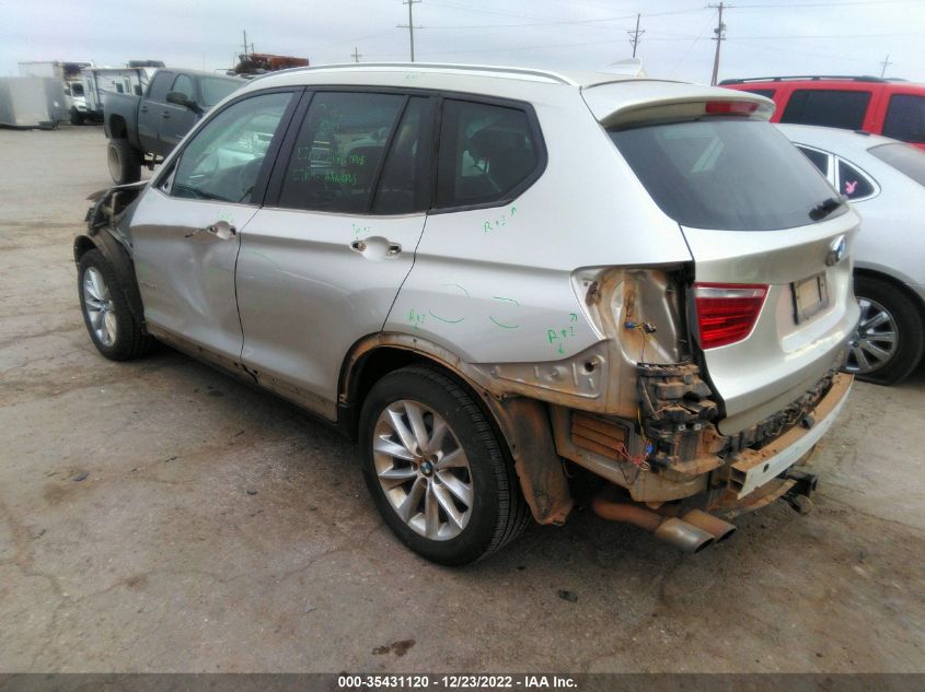 2015 BMW X3 XDRIVE28I - 5UXWX9C55F0D53362