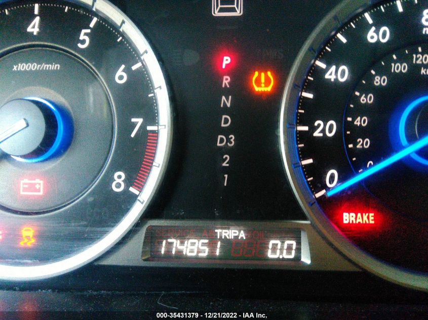 2013 HONDA CROSSTOUR EX 5J6TF3H32DL001435