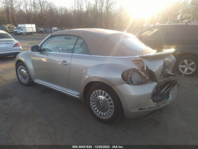 2013 VOLKSWAGEN BEETLE CONVERTIBLE 2.5L 3VW5P7AT0DM817276