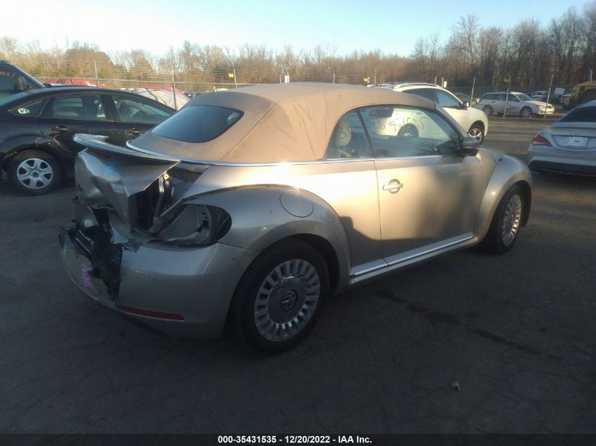 2013 VOLKSWAGEN BEETLE CONVERTIBLE 2.5L 3VW5P7AT0DM817276