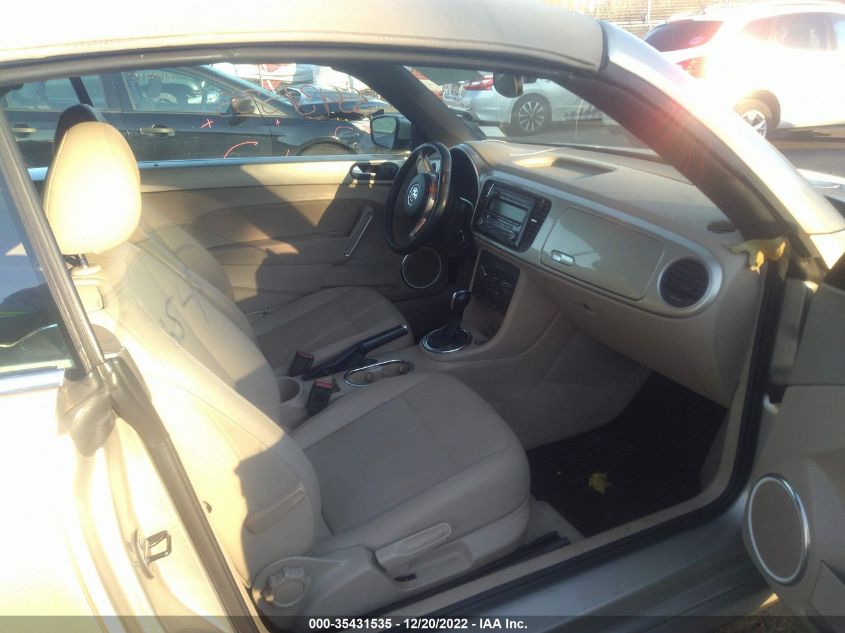 2013 VOLKSWAGEN BEETLE CONVERTIBLE 2.5L 3VW5P7AT0DM817276