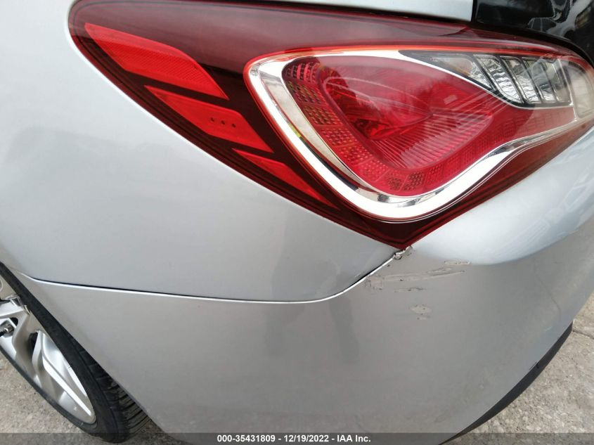 2013 HYUNDAI GENESIS COUPE 2.0T KMHHT6KD4DU081060
