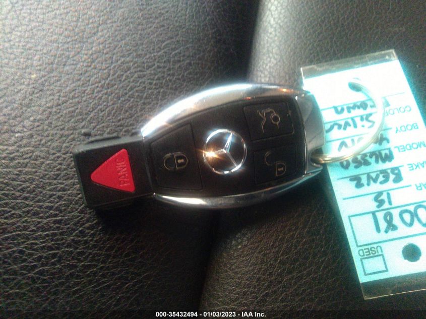 2015 MERCEDES-BENZ M-CLASS ML 350 4JGDA5JB8FA598803