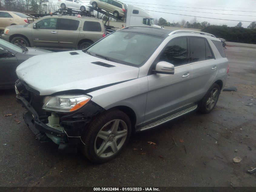 2015 MERCEDES-BENZ M-CLASS ML 350 4JGDA5JB8FA598803