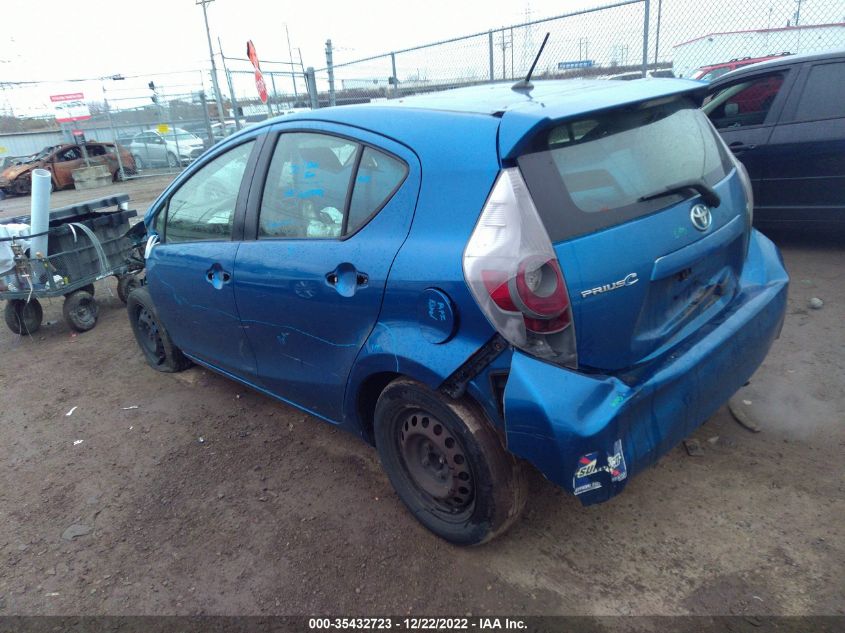 2013 TOYOTA PRIUS C ONE/TWO/THREE/FOUR JTDKDTB33D1548936