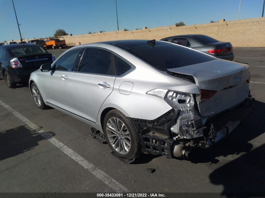 2015 HYUNDAI GENESIS 3.8L KMHGN4JE2FU059968