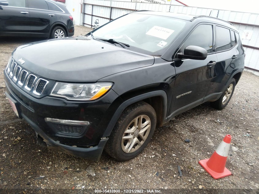 VIN 3C4NJCAB1HT647705 2017 JEEP COMPASS SPORT