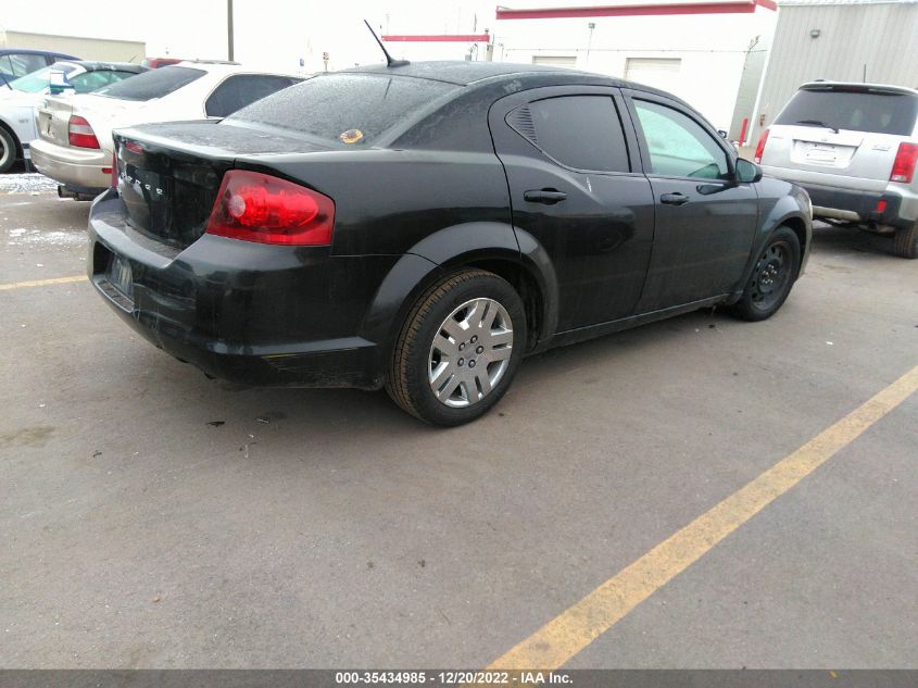 2013 DODGE AVENGER SE 1C3CDZAB9DN771303