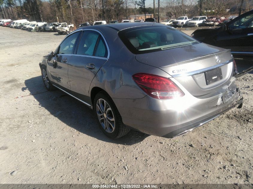 2015 MERCEDES-BENZ C-CLASS C 300 55SWF4KB6FU070187