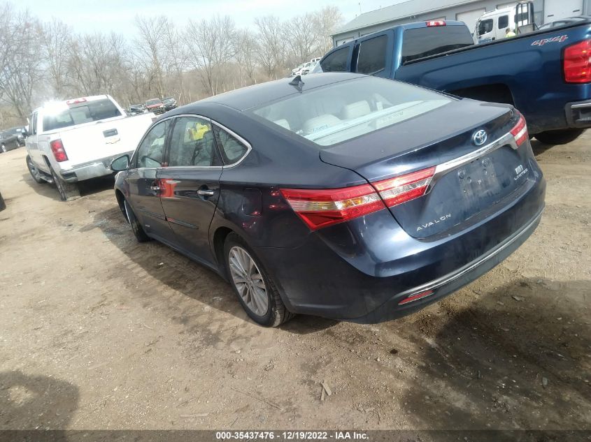 2014 TOYOTA AVALON HYBRID LIMITED/XLE TOURING 4T1BD1EB3EU030974