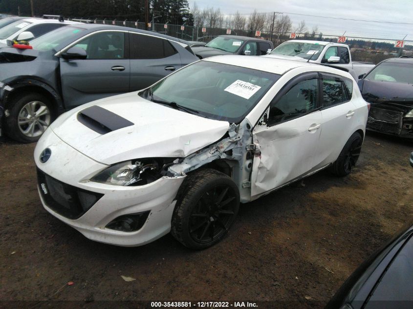 2013 MAZDA MAZDASPEED3 TOURING JM1BL1L47D1810696