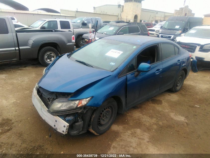 2013 HONDA CIVIC SDN LX 19XFB2F58DE050161